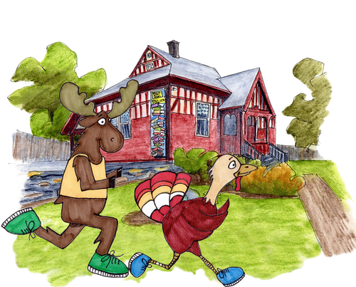 Turkey and moose