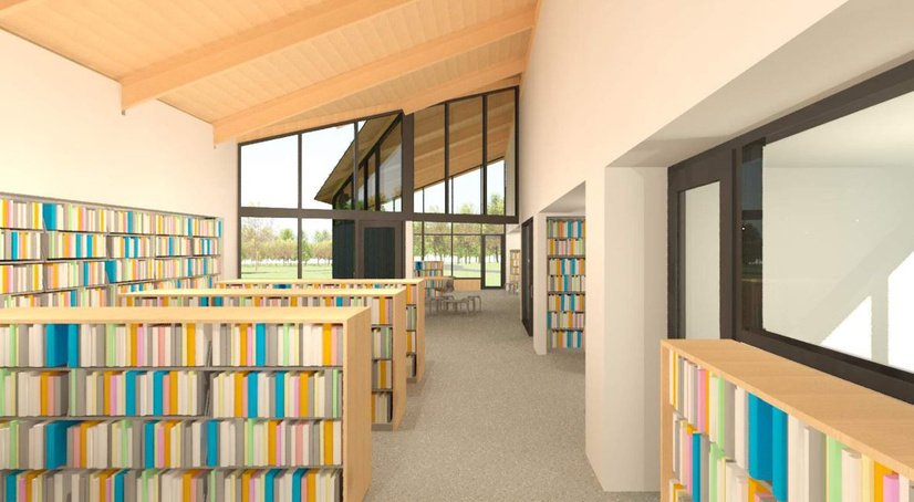 Adult Reading room rendering